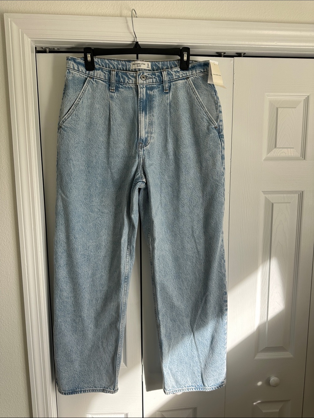 Abercrombie & Fitch Light Wash Boyfriend Jeans